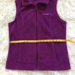 Columbia Benton Springs full zip Women’s sweater Vest in Plum Purple size Small Photo 2