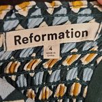 Reformation 💕💕 Juliette Dress ~ Mosaic Multi-Color Geometric Print 4 NWOT Photo 14