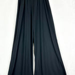 Bryn Walker  Wide Leg Pull On Pants Size Small Black Slinky Minimalist Classic Photo 0