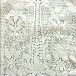 Miami  Brand lace wrap white cotton blend S/M Photo 2