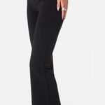 Adika Black Lace Up Side Flare Pants Photo 1