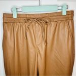 Cato  Faux Leather Skinny Pants Leggings Ankle Length Cocoa Brown M Photo 2