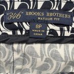 Brooks Brothers  Natalie Fit Ankle Bird Pants Black White Size 8P EUC #5838 Photo 5