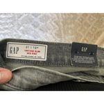 Gap  Vintage Slim Mid Rise Distressed Gray Crop Jeans NWT Sz 31 Streetwear City Photo 3