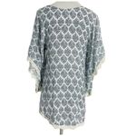 Eberjay Eberjey Small Medium Top Blouse Crochet Sleeve Cover Up Beach Photo 3