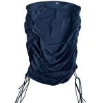 Meshki NWT -  Lindsay Black Ruched Side Mesh Skirt Size M Photo 0