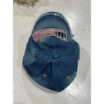 Denim Baseball‎ Cap American Flag Rhinestone Embellished Distressed Adjustable Blue Photo 4