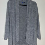 Apt. 9  | Petite Heather Gray Open Front Cardigan | PL Photo 0