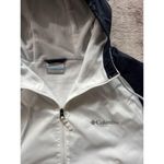 Columbia  Women's Full Zip Windbreaker Lined Jacket Hooded Black/White Size M Photo 3