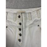 Ulla Johnson august white/ivory jeans straight barrel fit size 4 Bleached EUC Photo 2