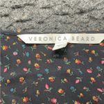 Veronica Beard  Riggins Silk Dress in Black Multi Sz 0 Photo 11