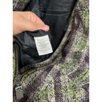 W By Worth Women’s  Plaid Argyle Wool Blend Textured Workwear Zip Up Sheath Dress Photo 2