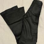 Edikted Edited Black Leather Pants- Luna Faux Leather Flare Photo 0