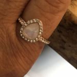 Badgley Mischka New  Pear Shaped Opalescent Ring Photo 1