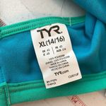 Tyr. Workout Bikini Teramo Trinity Top Strappy Geometric Aqua Pink XL 14/16 Photo 4