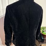 Harvé Benard Harvé Bernard Classic Vintage Vintage Velvet Embellished Embroidery Floral Print funky indie formal crop coat Photo 3