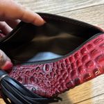 Makeup Junkie Bags Bubble Gator Rouge Mini‎ 4"x7" NWT Handmade In Texas Red Photo 4