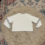Maeve  Sporty Stripe Crew-Neck Sweatshirt size small Photo 4