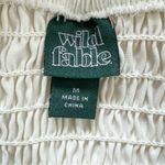 Wild Fable  Cream Rhinestone Square Neck Crop Top M Glam Cowgirl Party Bustier Photo 4