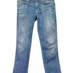 Mother The Rascal Cuff Jeans Size 25 in Adios To My Old Life Medium Wash Crop Blue Photo 0