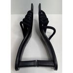 Frame  Sandals‎ Size 5US Black Leather Strappy Slip On Square Toe Heels Photo 4