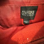 wilson's leather  Red Zipper Close Wallet with Silver hardware Photo 5