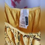 Chico's Pop Up Yellow Gold Link Off Shoulder Top Shirt Size Small Chico Photo 2