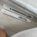 Anthropologie Nina Velvet Soft Sweater Ivory Paisley Women's Size Large Photo 3