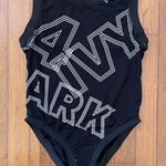 Ivy Park  Broken Logo Bodysuit by Beyoncé – Black White Graphic – Size M Photo 5