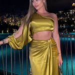 ZARA dress midi maxi asymmetric cut out Satin wedding party coctail Photo 0