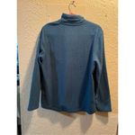 Zyia Active Wicked Teal Fleece Snap Button Pullover Top Size Large Photo 10
