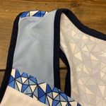 Court Haley tennis tank top size L white with‎ blue trim Size L Photo 3