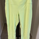 Lululemon  Leggings 28” Size 8 Neon Yellow Photo 0
