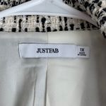 JustFab NWT  Lurex Tweed Blazer Size 1X Photo 2