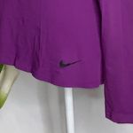 Nike  Dri-Fit Purple Lightweight Hoodie Athletic Long Sleeve Pullover Sweatshirt Photo 5