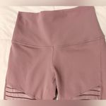 Alo Yoga High-Waist Moto Leggings Smoky Quartz Mesh Cut-Outs Hi-Rise Edgy Tights Photo 6