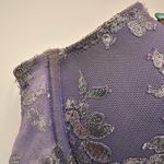 Victoria's Secret Victoria’s Secret Dream Angels Lined Demi Purple Silver Lace Bra Size 34C Photo 8