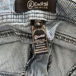 REWASH  Low Rise Jeans - Size 7 - Denim & White Pin Stripe - EUC Photo 9