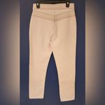 RE/DONE REDONE Blanca Miró Stove Pipe Embroidered High Rise Straight Jeans Cream Size 27 Photo 6