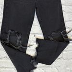 Free People #42 NWOT Maggie Mid-Rise Straight-Leg Jeans in Washed Black Photo 5