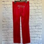 Juicy Couture 🔥 OG Bling Velour Iconic Tracksuit Hoodie & Pants Flash Red LARGE Photo 6