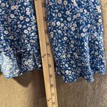 Princess Polly  Womens Sz 4 Small Dress Sting Mini Lined Blue Floral Zip Short Photo 8