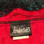 Frederick's of Hollywood Vintage Frederick’s of Hollywood Red Satin and Black Lace Sheer Whimsigoth Slip Photo 5