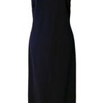 All that jazz Vintage Size L Y2K Maxi Dress Cross Back Black Photo 0