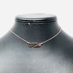 Sterling Silver “KATE” rose gold  name necklace Photo 3