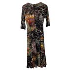 Laura Max‎ Women's Maxi Dress L Multicolor Paisley Print V Photo 7