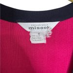 Misook Exclusively  Dark Pink Navy Cardigan Small Photo 1