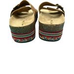 Seven Dials  Slip on Sandals Beverlyn brown straps cork sole colorful Size 10 Photo 3