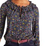 EUC Boden Catriona Jersey Top British Royalty Pattern Size 6 Photo 0