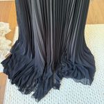 NWT Theia Strapless Accordion Pleat Embellished Dress Black $1300 2 Photo 6